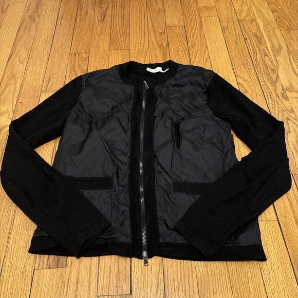 Moncler Coreana Tricot Maglia Alla Cardigan Black Womens Size M - Picture 1 of 7